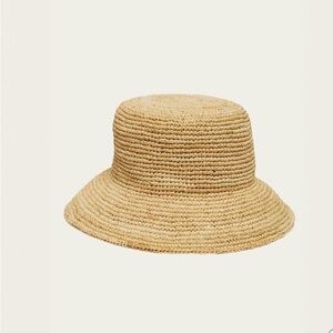 Vitamin A Tan Straw Bucket Hat